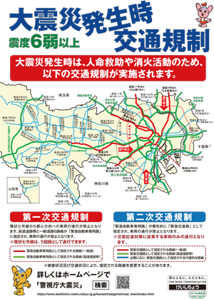 震度6弱以上の大震災が発生したら(裏)